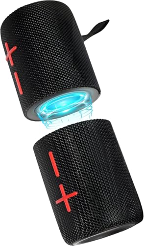 2 in 1 Magnetic Dual Splittable Bluetooth Speaker, IPX6 Waterproof Split Portable Wireless Speaker with 20W Loud Stereo Sound, Bluetooth V5.3, 24H Playtime, Multiple pairing for Home,Outdoor or Travel