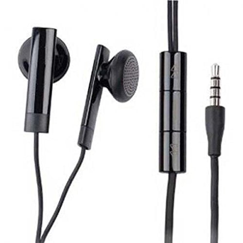 LG K20 V Compatible Headset 3.5mm Hands-free Earphones Mic Dual Earbuds Headphones Earpieces Stereo Wired [Black]