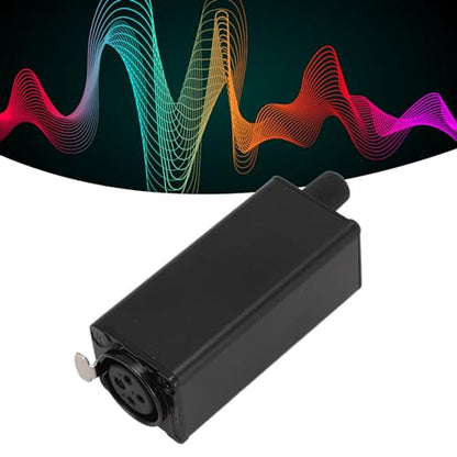 Headphone Monitor Amplifier, Professional XLR Locking Socket Precise Volume Control for Drummers Keyboardists Aluminum Alloy