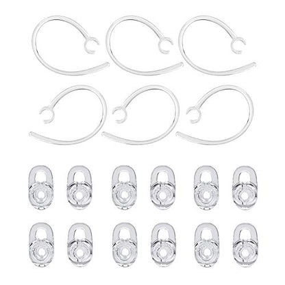 N/A Compatible with/Replacement for Earbud Gel Ear Hooks Plantronics M155 M165 M1100 M100 M55 M28 M25 Voyager Edge Silicone Earbuds Antislip Accessories - size: S