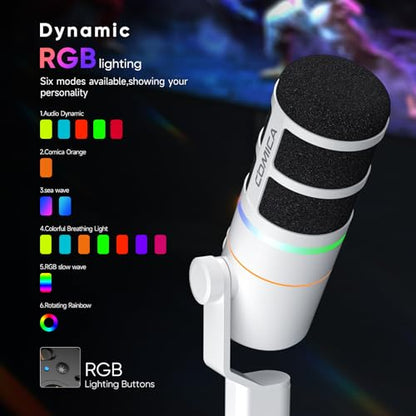 EJoy D10 PRO(D) Wireless USB Gaming Microphone with 45H Battery for Gaming