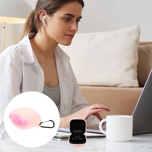 BESPORTBLE Silicone Earphone Case Protective Shell for Earbuds Compatible with Sport Earphones Soft Cover with Charging Access Anti-Damage Dustproof Humidity Resistant