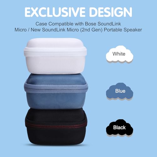 LTGEM Case for Bose SoundLink Micro Bluetooth Speaker 1st/2nd Gen - color: 2.Blue