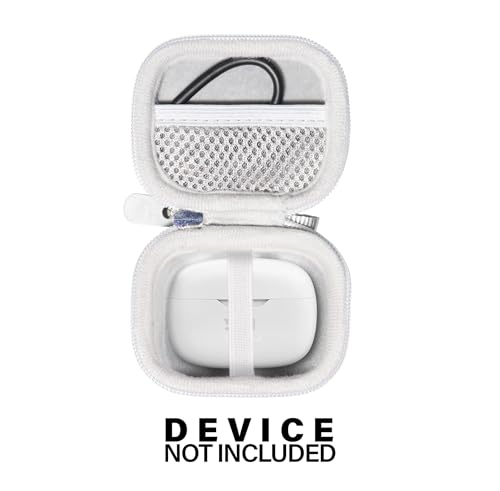 Case for JBL Vibe Beam True Wireless Noise Cancelling Earbuds (White) - color: White