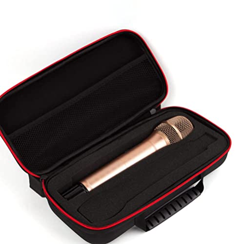 Vaguelly Case: Hard EVA Case for Handheld Dual Mic Bag Hard Carrying Travel Case