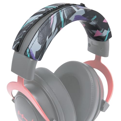 WC BandZ Cloud - Silicone Headband Cover for HyperX Cloud Series Headphones by Wicked Cushions | Enhanced Comfort, Style, & Sweat Protection | Exclusively for HyperX Cloud Series | 90's Black - color: 90's Black