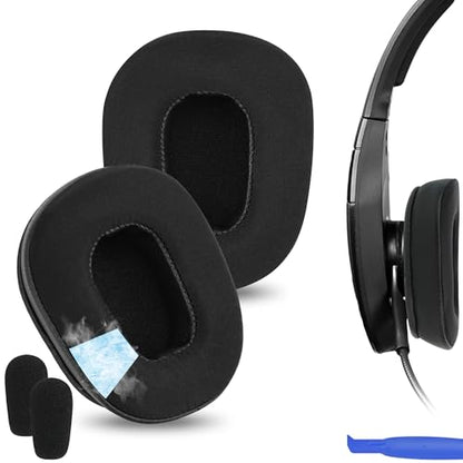 Geekria Sport Cooling-Gel Replacement Ear Pads Compatible with BlueParrott B450/S450 XT (204270) Noise Cancelling Headphones Ear Cushions, Repair Parts (Black)