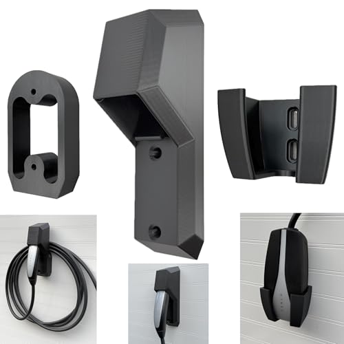 Chargeifier Tesla Charging Cable Organizer with Latch use w/Model S Model 3 Model X Model Y w/Mobile Connector Bracket-Automotive Accessories (Charger Holder)