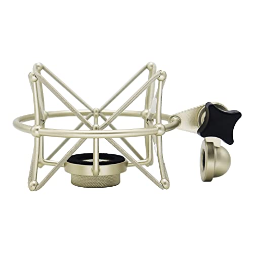TLM 103 Shock Mount - Microphone Mount Compatible for Neumann TLM 103 M147 Condenser Mic by SUUNTOK,Silver - color: Silver