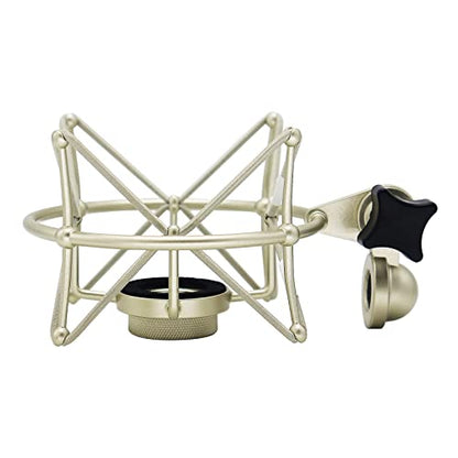 TLM 103 Shock Mount - Microphone Mount Compatible for Neumann TLM 103 M147 Condenser Mic by SUUNTOK,Silver - color: Silver