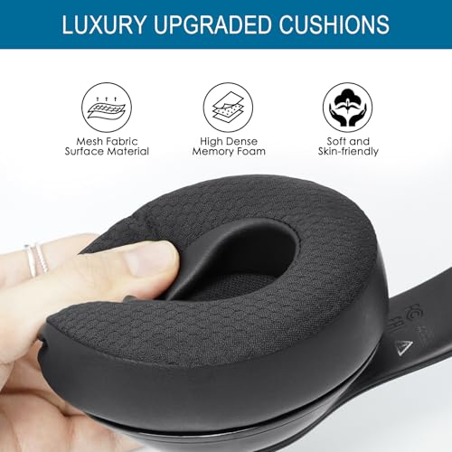 GEVO Earpads Replacement for Beats Studio 2/Studio 3 Wired & Wireless Headphones, Ear Pads Cushion for Beats Studio 2/Studio 3 with High-Density Noise Isolation Memory Foam (Mesh Black) - color: Mesh Black