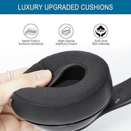 GEVO Earpads Replacement for Beats Studio 2/Studio 3 Wired & Wireless Headphones, Ear Pads Cushion for Beats Studio 2/Studio 3 with High-Density Noise Isolation Memory Foam (Mesh Black) - color: Mesh Black