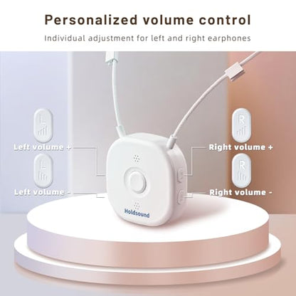 Holdsound Wireless Headphones for TV, TV Headphones Wireless for Seniors with USB/Optical Transmitter, No Delay, 15Hrs Playtime, 100ft Range, Easy to Use, Comfortable Fit
