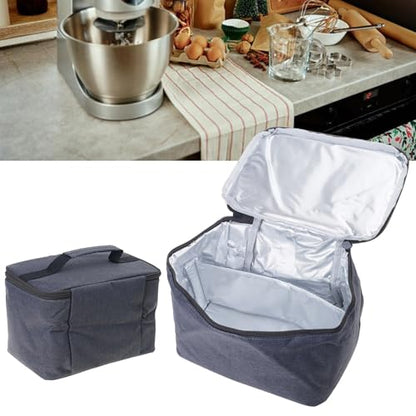 Sturdy Mixer Storage Bag for 5/6/7/9 Speed Hand with Foil Lining and Carry Handle Organizers Water Accessory Bag