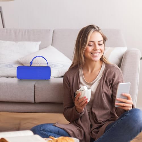 PEICHENG Bluetooth Speaker, Portable Wireless Clear Loud Stereo Sound IPX5 Waterproof with RGB Lights BT5.3 Long Playtime TWS Pairing,for Home Party Outdoor Beach,Great Gift Choice (Blue) - color: Blue