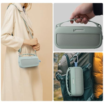 Silicone Cover for Bose SoundLink Flex Portable Speaker 2nd Gen | Scratch-resistant, Unhindered Sound, Silicone Construction, Portable Carrying Silicone Cover, Alpine Sage Silicone Cover - color: Alpine Sage Cover