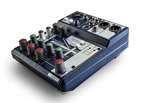 Soundcraft Notepad-5 Small-Format Analog Mixing Console with USB I/O, 5-channel mixer ( - size: 5-channel mixer