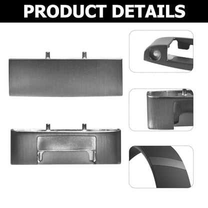 Studio Pro Hinge Replacement and Repair Kit Compatible with Beats Studio Pro (A2924) / Studio3 (A1914) Wireless Headphones – Durable Metal Folding Hinge Clip Cover Pin Set(Silver Gray) - color: Silver Gray