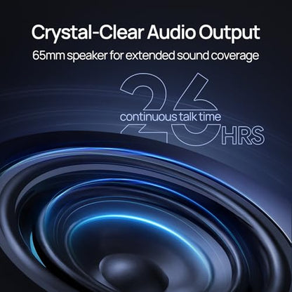 Yealink Bluetooth Speakerphone SP96 Support Daisy-Chain 26H Talk Time Teams Certified 65mm Conference Speaker and 6 Microphones Smart AI Noise-Canceling 5m Voice Pickup Radius 1.2m USB C/A 400g - color: SP96, size: Teams Certified