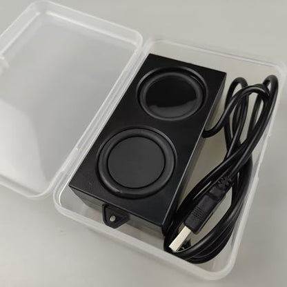 USB Computer Speaker, 4Ohm 5W Woofer, for Arduino, PC, Laptop | Loudspeaker with Plug and Play Desktop, and Game Console Diy