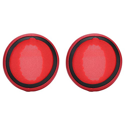 Replacement Ear Pads Cushion for Headset Headphone, Red Earpads with Soft Foam, Comfortable Fit Compatible with Most Over Ear Headphones - color: Red