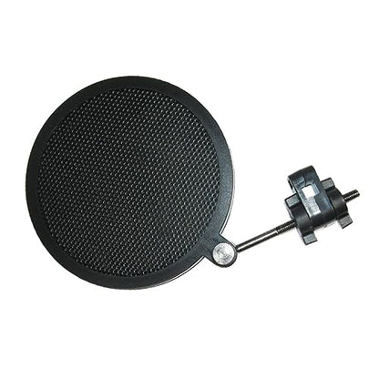 Microphone Mic Filter Double Layer Iron Net Shield Black