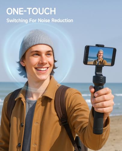 Wireless Lavalier Microphone for iPhone: 80H with Charging Case | Microphone for iPhone & Android -30dB Noise Reduction - Plug & Play - Mini Mic for Vlogging TikTok YouTube - color: Black