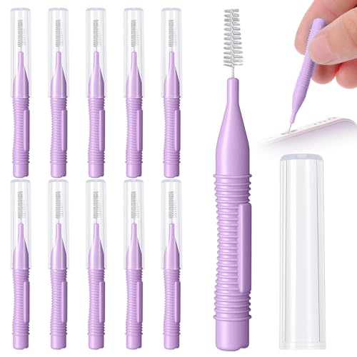 10 Pack Cell Phone Cleaning Kit, Nylon Brushes, Anti-Clogging Mini USB C Port Cleaning Tool Multifunctional Phone Speaker Cleaner for Speaker and Receiver Headphones Tablet Computer Camera - color: Purple