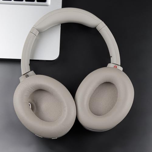 SOULWIT Replacement Earpads for Sony WH-1000XM4 (WH1000XM4) Headphones, Ear Pads Cushions with Noise Isolation Foam, Added Thickness, Without Affecting Sensor - Grey - color: Grey