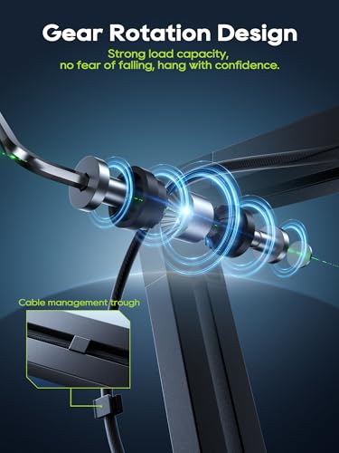 Mic Arm, Boom Arm 360° Rotatable Microphone Stand with Desk Mount, Foldable Desk Mic Arm with 3/8'' to 5/8'' Screw Adapter, Microphone Arm for Live Streaming, Gaming, Podcasting (M01)