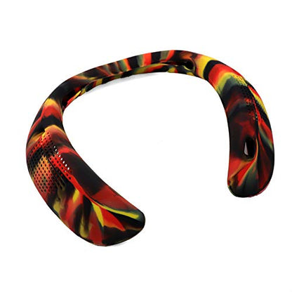ZALUJMUS Silicone Protective Case Cover Compatible with Bose Soundwear Companion Wearable Speaker (Camouflage Red) - color: Camouflage Red