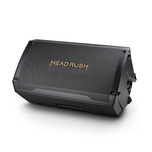 HeadRush FRFR108 MKII 2000W Electric Guitar Amplifier for Modellers | Full-Range Flat-Response 8" Floor Wedge Speaker with Bluetooth for Multi-FX and Amp Modeling Processors - size: 8-inch