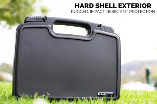 CASEMATIX Portable Projector Carrying Hard Case with Customizable Foam Fits Sony Pico Mobile Projector MPCL1 , MPCD1 , MP-CD1 , MP-CL1A , MPCL1A