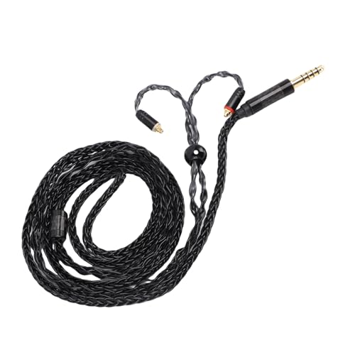 Cuifati 4.4mm Balanced MMCX Cable, Anti Tangling 4.4mm Balanced Male to MMCX Earphone Cable for Replacement