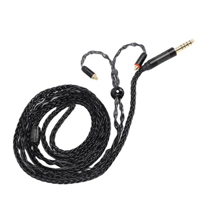 Cuifati 4.4mm Balanced MMCX Cable, Anti Tangling 4.4mm Balanced Male to MMCX Earphone Cable for Replacement