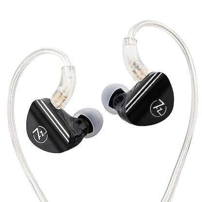 Linsoul 7HZ SONUS 1DD+1BA Dual Driver in Ear Monitor HiFi Wired Earbuds IEM - color: Black