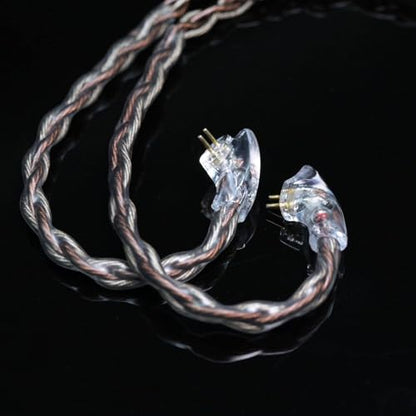 Hidizs MS5 IEM Detachable Cable 3.5 mm Plug Headphone Balanced Cord- 2 Pin 0.78mm for Earphones, Black - size: 3.5 mm