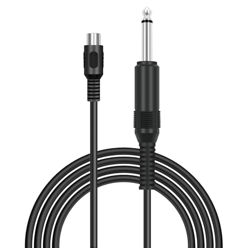 RCA to 6.35mm 1/4 inch, 6 FT RCA Female to 6.35mm TS Mono Male Jack Adapter Audio Cable for Speaker Mixer Amplifier TV AV Receiver Guitar
