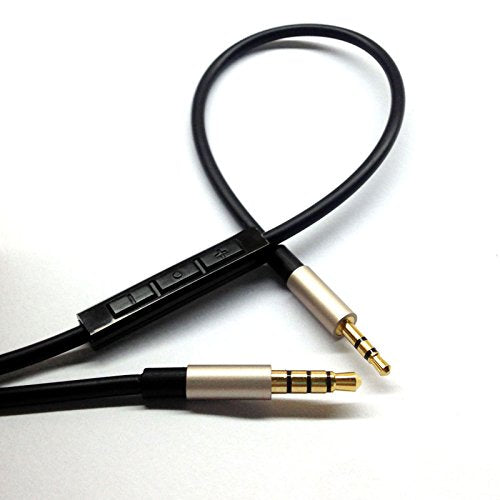 Replacement Cable Compatible with JBL Synchros S300 S300I S700 S500 S400BT J56BT E40BT E30 E40 S400BT E50BT Headphone, Remote Volume Mic Compatible with iPhone only