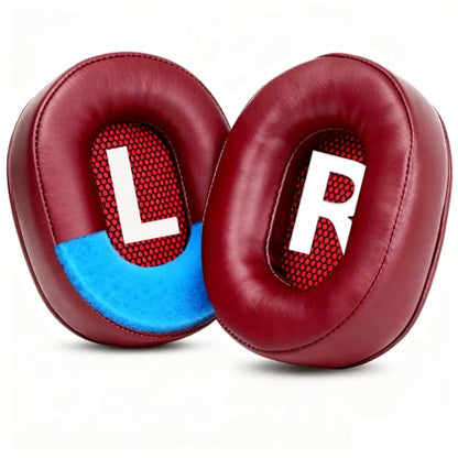 Force Recon 200 Replacement Ear Pads Cushions Compatible with Turtle Beach Ear Force Recon 200 100 150 Gaming Headset Protein Leather Accessories-Red - color: Red