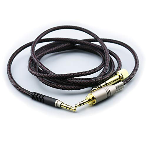 NewFantasia Replacement Audio Upgrade Cable Compatible with Audio-Technica ATH-M50xBT, ATH-AR3BTBK, ATH-SR50BT, ATH-ANC9, ATH-ANC7B, ATH-SR5BTBK, ATH-S700BT Headphones 1.2meters/4ft - size: 3.9 ft