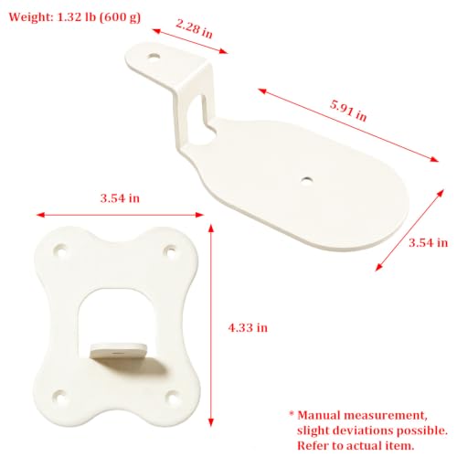 Wall Mount for Bose Lifestyle Ultra Speaker, Sturdy Bracket | Precision fit for Bose Lifestyle Ultra – sturdy metal – easy install – screws included – mount only, speaker not included - color: Beige