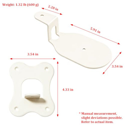 Wall Mount for Bose Lifestyle Ultra Speaker, Sturdy Bracket | Precision fit for Bose Lifestyle Ultra – sturdy metal – easy install – screws included – mount only, speaker not included - color: Beige