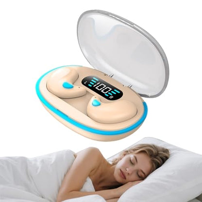 Bluetooth Invisible Sleep Earbuds Wireless Small Flat Sleeping Headphones - color: Skin