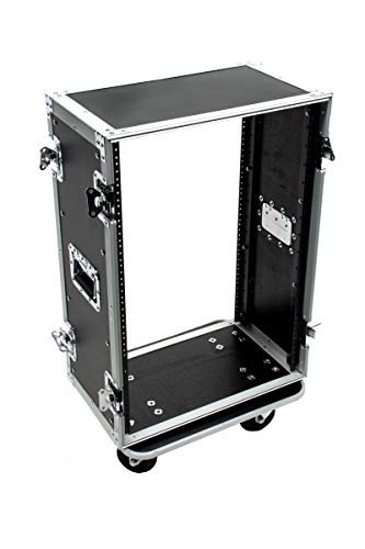 OSP Cases | ATA Road Case | 16-Space Effects Rack | 12" Deep | RC16U-12 - size: 16 Space, 12"