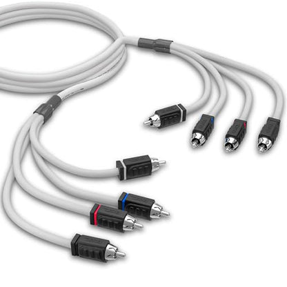 DS18 MOFCR-6FT.4CH 4 Channels OFC Marine RCA Audio Stereo Cable - 6 Feet - style: 6 Ft 4 Channel