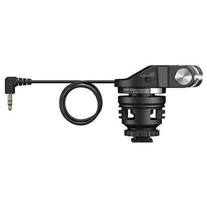 Tascam TM-2X Stereo X-Y Microphone for DSLR Cameras ,Black