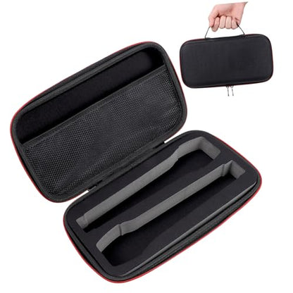 BESPORTBLE Microphone Storage Case Padded Sponge Dual-Sided for Travel and Accessories Fall and Shock-Resistant Carrying Bag