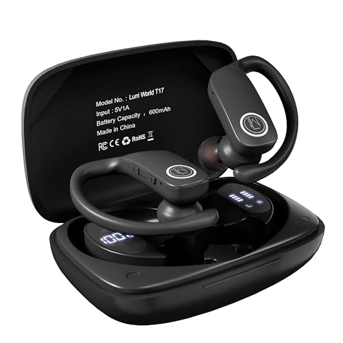 True Wireless Over The Ear earhook Earbuds BT Sports Headphones T17