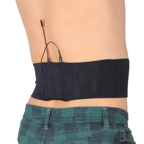 URSA Waist Strap - Ultra Slim, Breathable & Stretchy Microphone Transmitter Straps. Compatible with Most Transmitter/Receivers (Black, Large Waist - Big Pouch) | Ultra Slim, Breathable & Stretchy Microphone Transmitter Straps, Compatible with Most Transmi